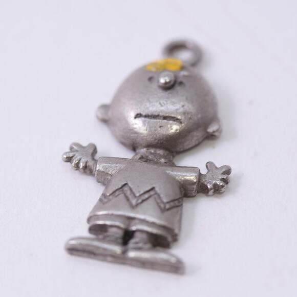 Peanuts Charlie Brown, Pendant, Charm, Pewter Figurine, Starline ~ 250826-WH 521 - Picture 1 of 4